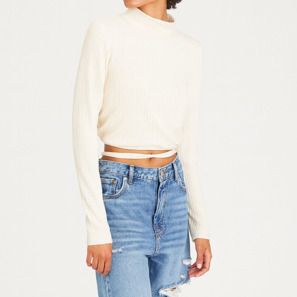 Wrap Around Knit Top